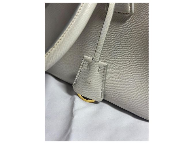 Prada Galleria Saffiano, Piccola Borsa Bianco - vista 11