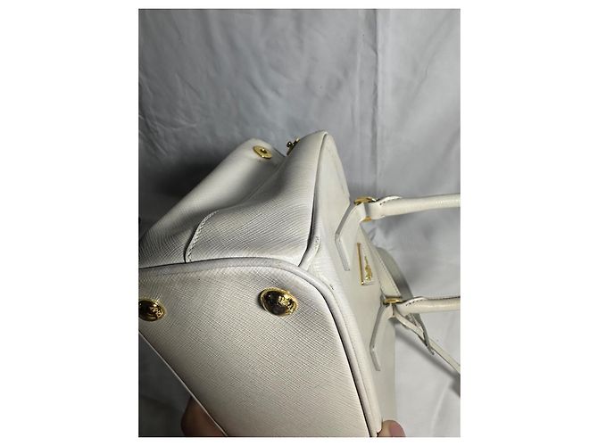 Prada Galleria Saffiano, Piccola Borsa Bianco - vista 15