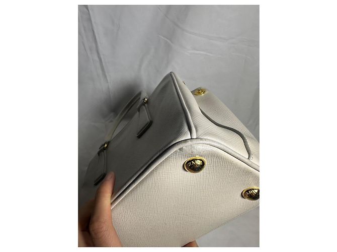 Prada Galleria Saffiano, Piccola Borsa Bianco - vista 16