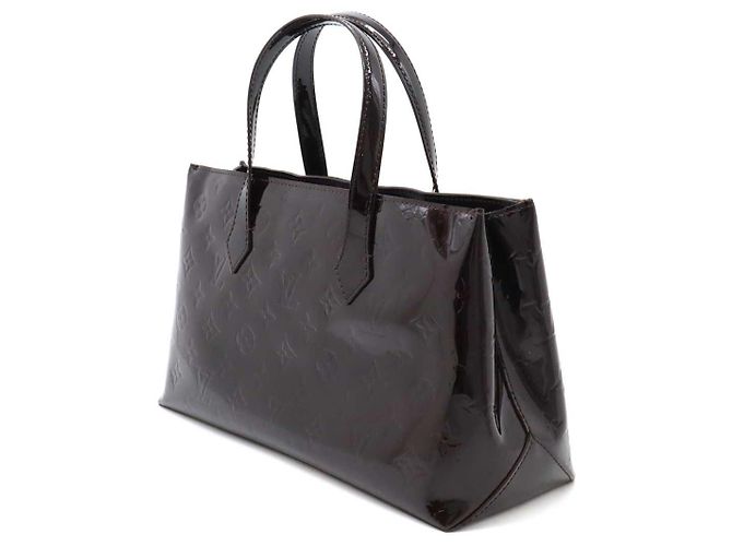 Borsa a mano Wilshire PM Monogram Vernis Louis Vuitton Bordò Porpora - vista 2