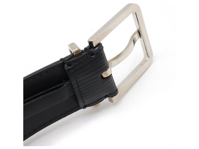 Cintura Epi Sangle Ginza Louis Vuitton Nero - vista 4