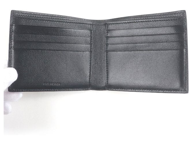 Everyday Cartera bifold de cuero Balenciaga Negro - vista 6