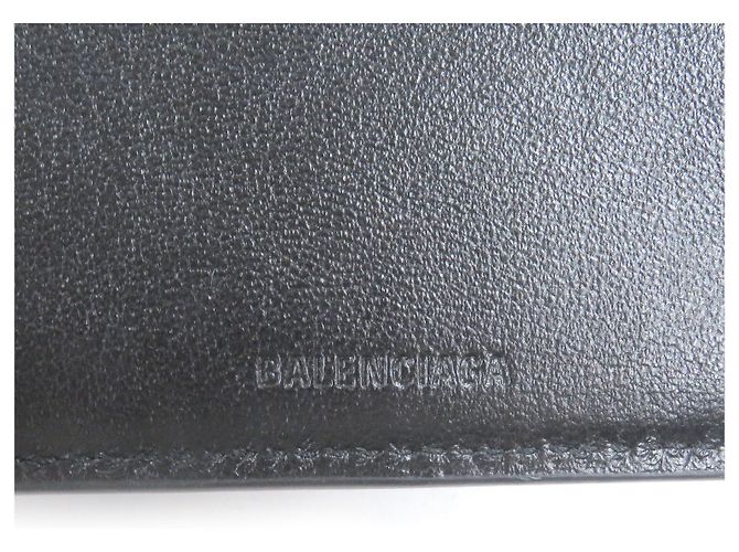 Everyday Cartera bifold de cuero Balenciaga Negro - vista 8