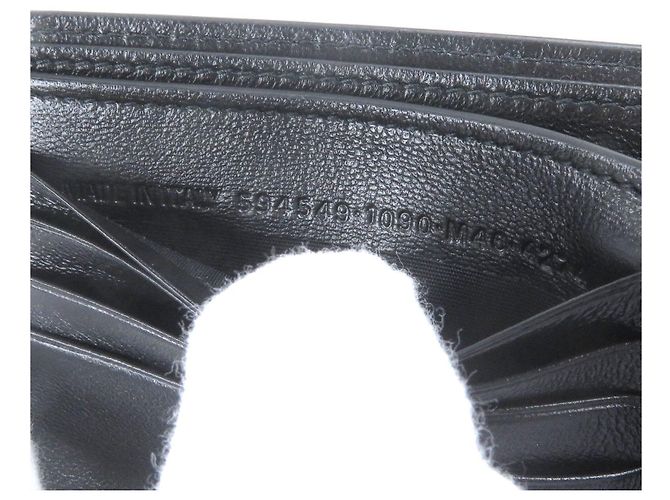 Everyday Cartera bifold de cuero Balenciaga Negro - vista 9