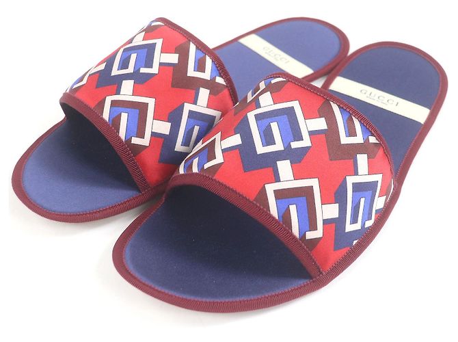 Set da viaggio maschera per gli occhi geometrica G Gucci Rosso - vista 3