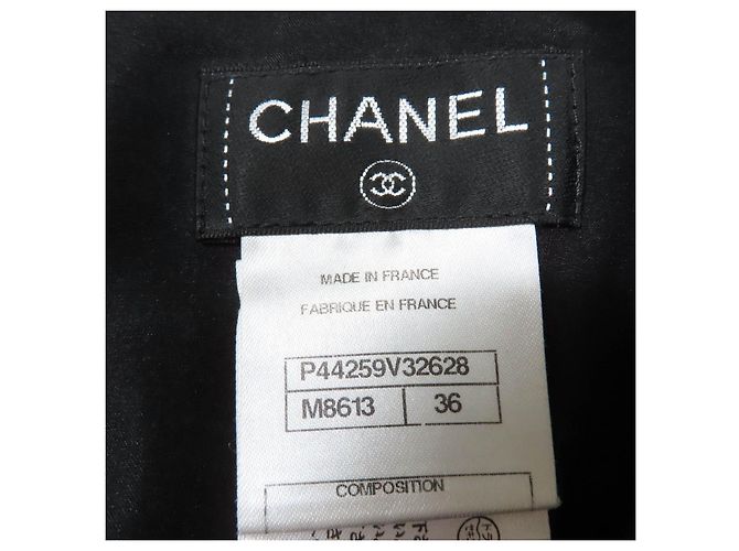 Timeless Falda de lana de tweed Chanel Negro - vista 7