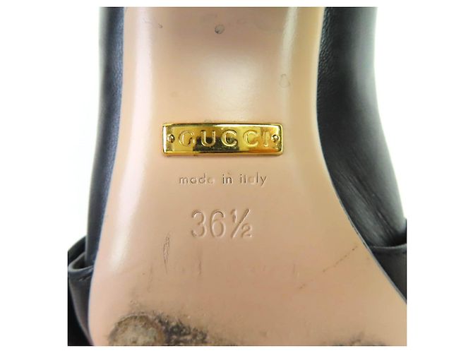 Gucci Interlocking G Mittelabsatz-Pumps Schwarz - Ansicht 11