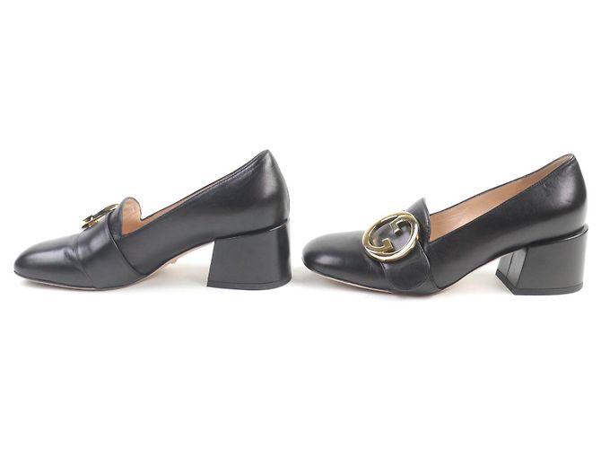 Gucci Interlocking G Mittelabsatz-Pumps Schwarz - Ansicht 3