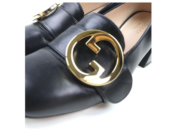 Gucci Interlocking G Mittelabsatz-Pumps Schwarz - Ansicht 5