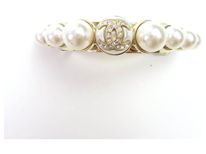 Timeless Accessorio per capelli Chanel COCO Mark in pietra e perle D'oro - vista 2