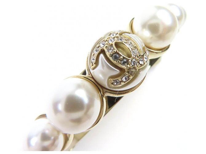 Timeless Accessorio per capelli Chanel COCO Mark in pietra e perle D'oro - vista 5
