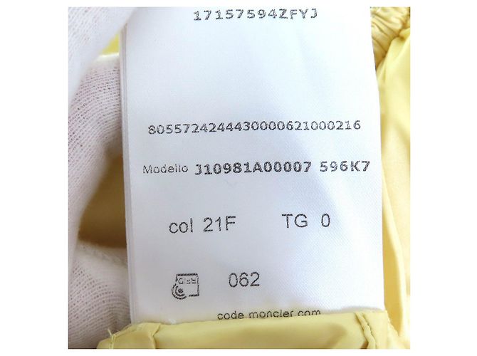 Chaleco de Plumas Moncler Grenoble SORAPIS Blanco Blanco roto - vista 14