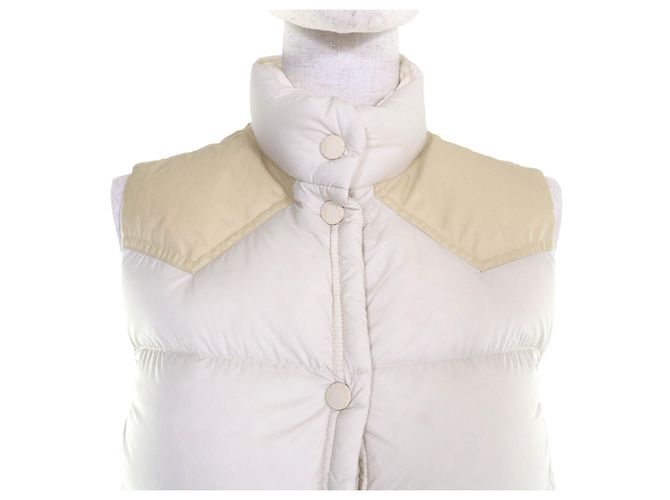 Chaleco de Plumas Moncler Grenoble SORAPIS Blanco Blanco roto - vista 2