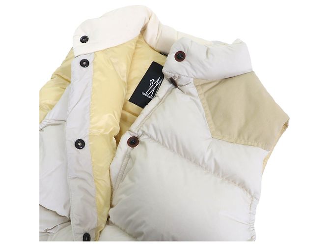 Chaleco de Plumas Moncler Grenoble SORAPIS Blanco Blanco roto - vista 6