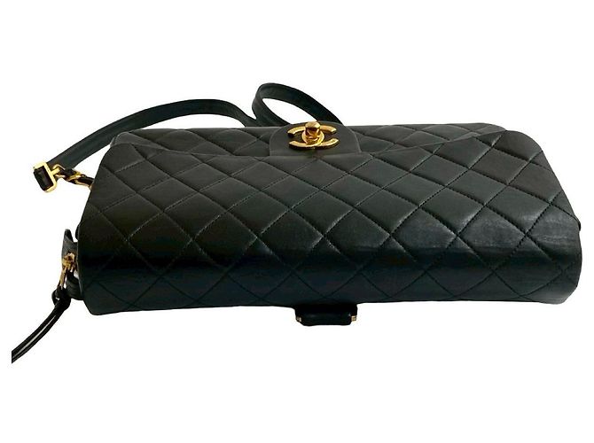Timeless Chanel Matelassé Lammleder Rucksack Schwarz - Ansicht 5