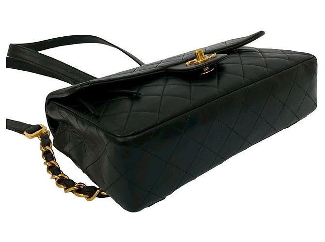 Timeless Chanel Matelassé Lammleder Rucksack Schwarz - Ansicht 8
