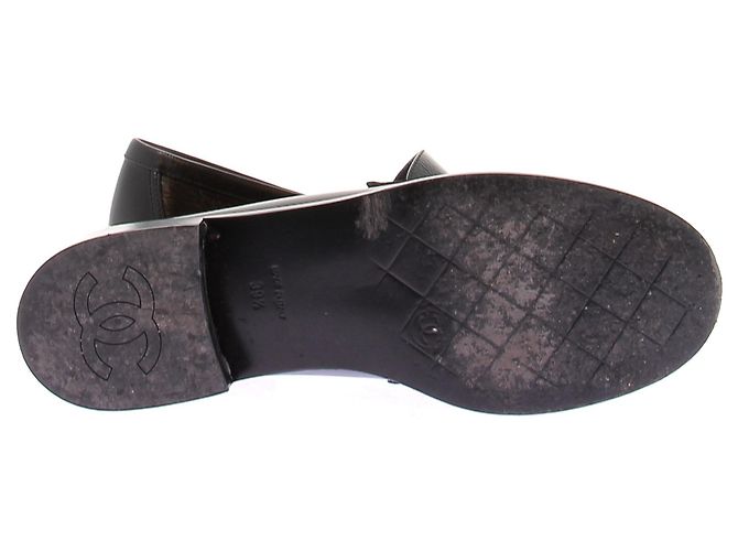 Mocassini Chanel in pelle neri Taglia 39.5 Nero - vista 7