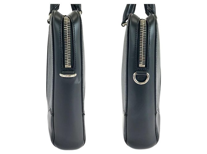 Bolsa de negócios Gucci GG Supreme em lona Preto - vista 8