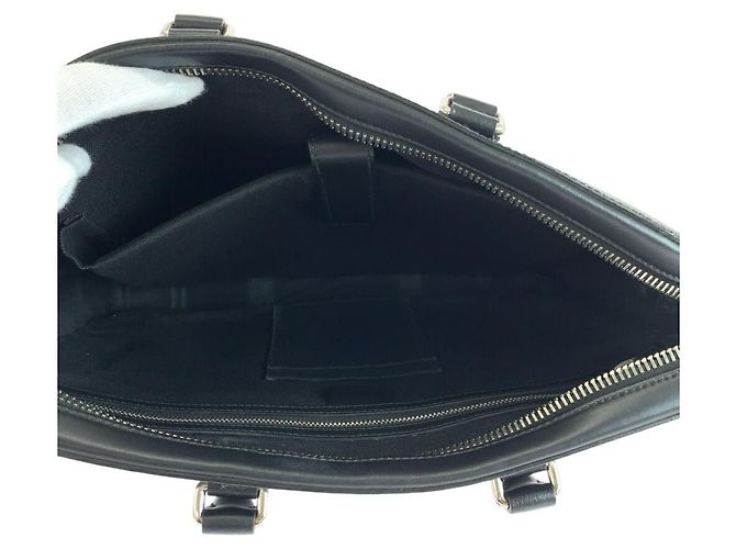 Bolsa de negócios Gucci GG Supreme em lona Preto - vista 9