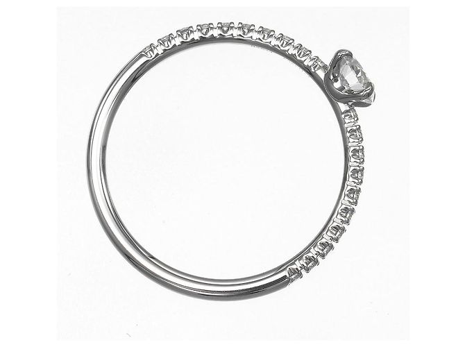 Etincelle de Cartier Diamantring aus Pt950-Platin, Größe 7 Silber - Ansicht 10