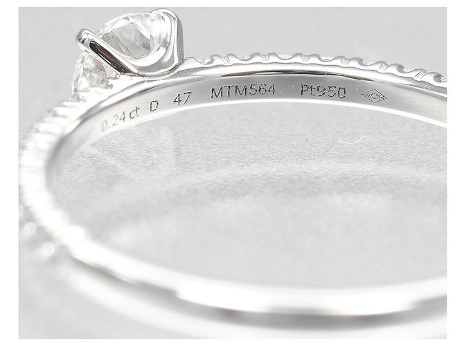 Etincelle de Cartier Diamantring aus Pt950-Platin, Größe 7 Silber - Ansicht 6