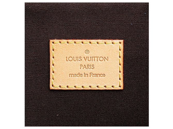 Borsa a Spalla Louis Vuitton Bellevue GM Monogram Vernis Porpora - vista 11
