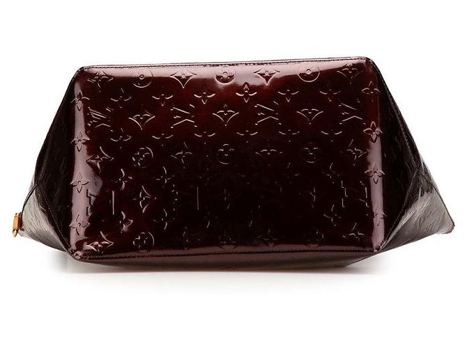 Borsa a Spalla Louis Vuitton Bellevue GM Monogram Vernis Porpora - vista 3