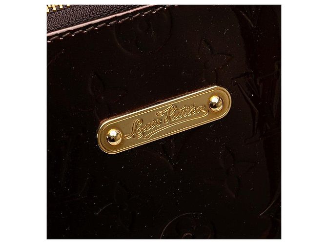 Borsa a Spalla Louis Vuitton Bellevue GM Monogram Vernis Porpora - vista 9