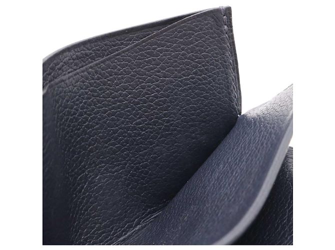 Hermès MC2 Newton Leather Card Case Blue Navy blue - view 6
