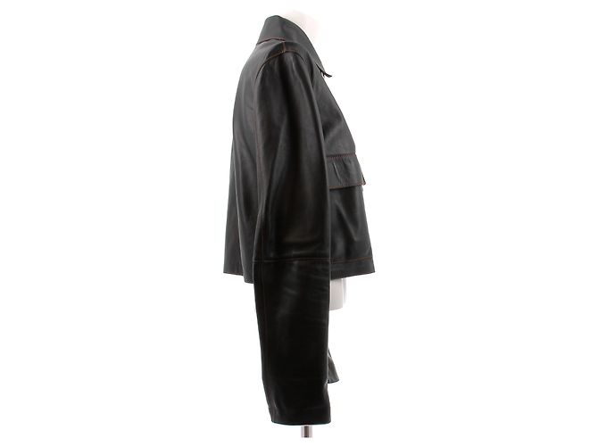 Loewe Lederjacke in Schwarz Größe 34 - Ansicht 3