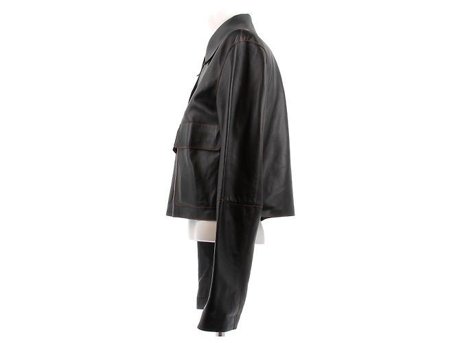 Loewe Lederjacke in Schwarz Größe 34 - Ansicht 4