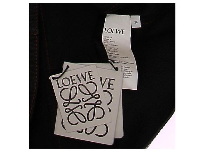 Loewe Lederjacke in Schwarz Größe 34 - Ansicht 6