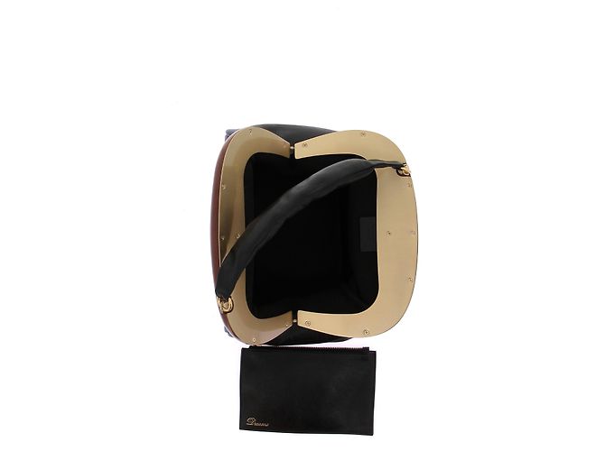 Borsa a mano Sportmax in pelle nera Nero - vista 6