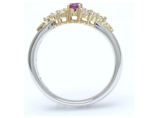 Céline Celine 18K Gold- und Platinbandring Gelb - Ansicht 5