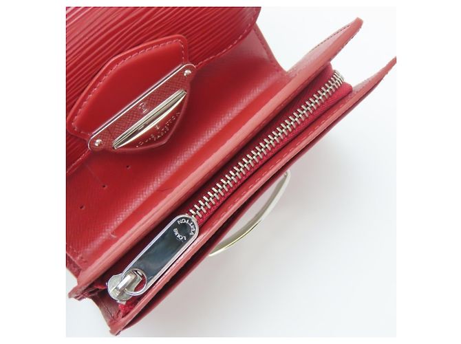 Portafoglio Joy Tri-fold Louis Vuitton Rosso - vista 24
