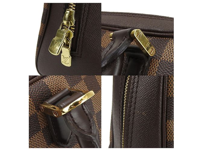 Borsa Brera Louis Vuitton Marrone Damier ebene - vista 7