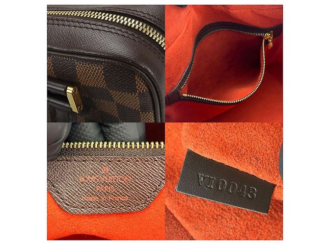 Borsa Brera Louis Vuitton Marrone Damier ebene - vista 8