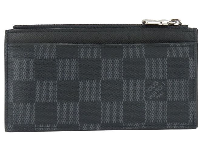 Louis Vuitton Damier Graphite Business Card Case Brown Black - view 2