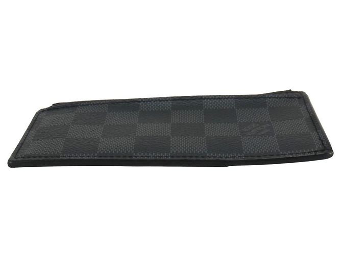 Louis Vuitton Damier Graphite Business Card Case Brown Black - view 4