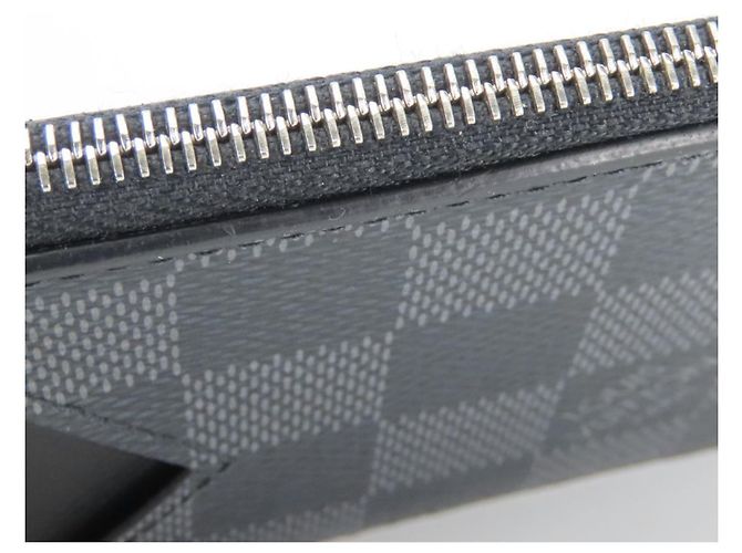 Louis Vuitton Damier Graphite Business Card Case Brown Black - view 6
