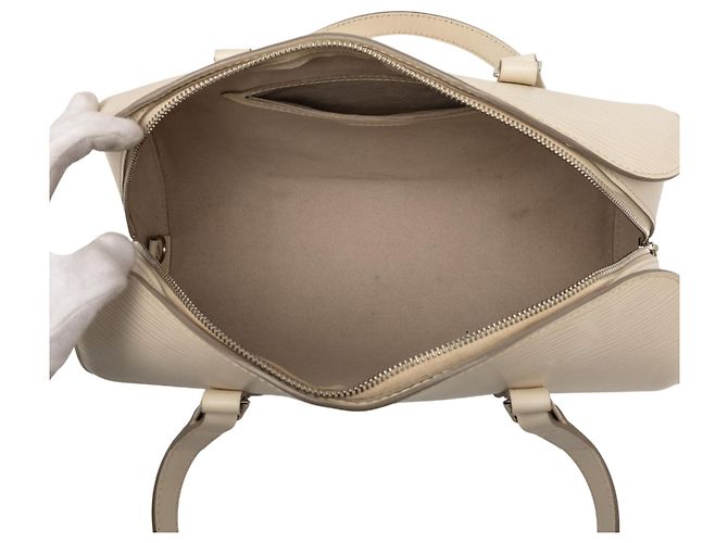 Louis Vuitton Soufflot Epi Bianco - vista 4