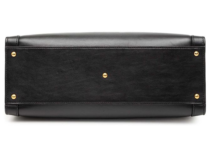 Gucci Borsa Diana in pelle di vitello Bamboo nera Large Nero - vista 3