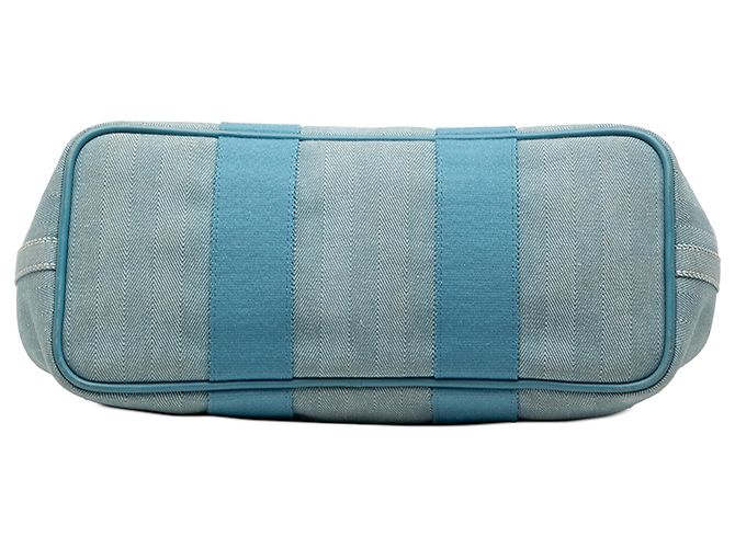 Hermès Blue Toile e Swift Valparaiso PM Blu chiaro - vista 3