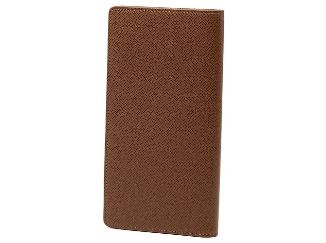 Cartera Bifold Larga Brazza en Taiga Marrón Louis Vuitton Castaño - vista 2