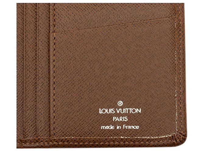 Cartera Bifold Larga Brazza en Taiga Marrón Louis Vuitton Castaño - vista 5