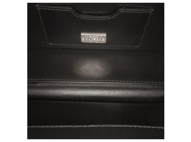 Borsa Dolce Box in jacquard nero decorata con strass Dolce & Gabbana - vista 4