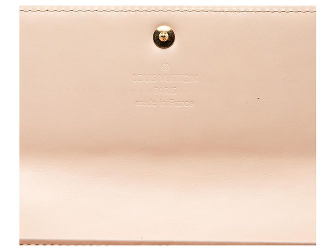Cartera Sarah en Vernis Monogram Marrón Louis Vuitton Castaño Beige - vista 6