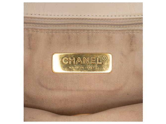 Chanel Braun Mittel aus Lammleder 19 Flap Beige - Ansicht 5