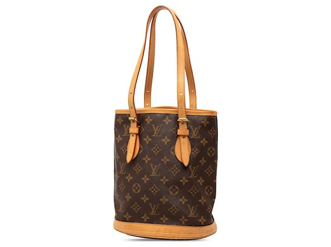 Bucket Secchiello Petit Monogramma Marrone Louis Vuitton - vista 2