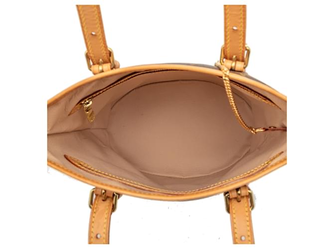 Bucket Secchiello Petit Monogramma Marrone Louis Vuitton - vista 4
